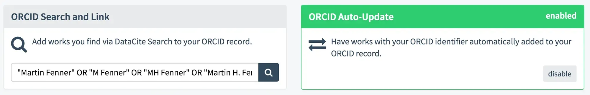 ORCID Auto-Updated