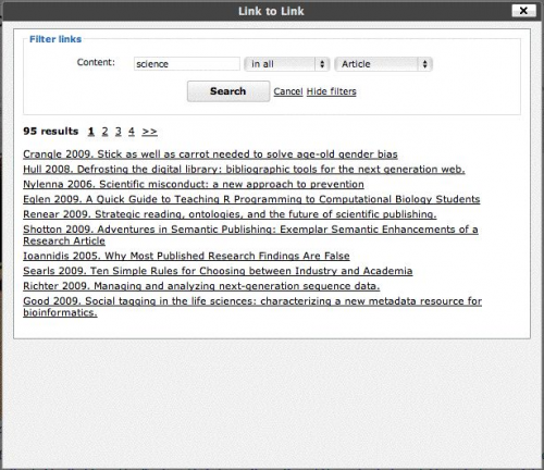 Having fun with citations at ScienceOnline2011