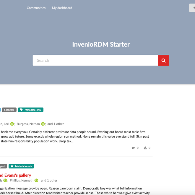 Image of: Announcing InvenioRDM Starter Beta